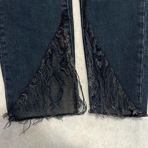 BlankNYC 27 The Bond Skinny Jeans Fray Asymmetric Hem 27 - Picture 6 of 11